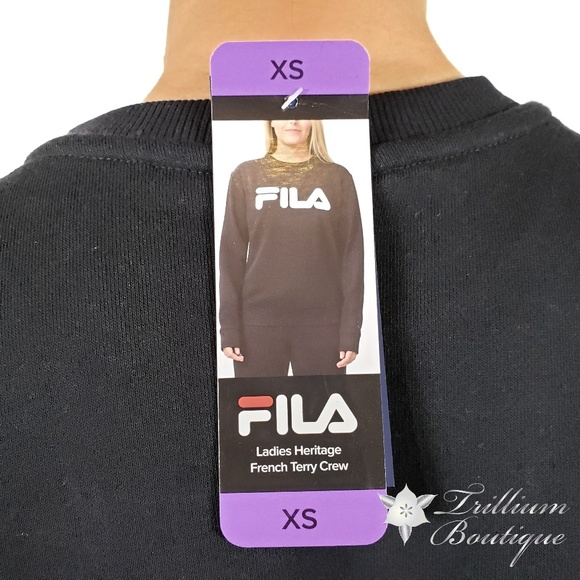 Fila French Terry Crewneck Sweatshirt XS-XXL NWT! - Picture 5 of 5